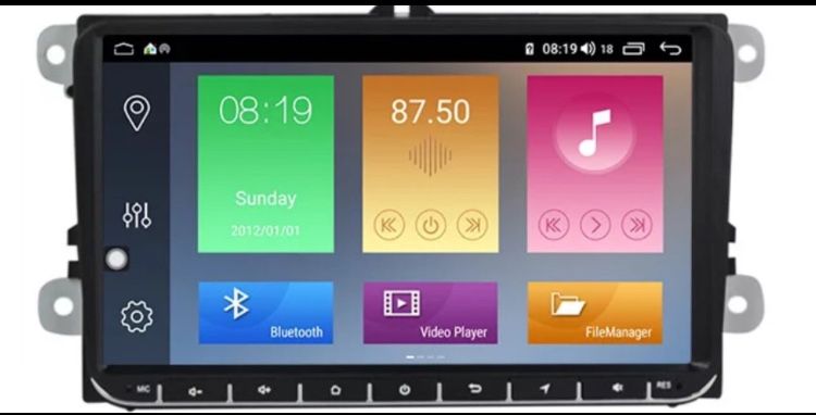 Автомагнітола андроїд 12 фольцваген , android volswagen