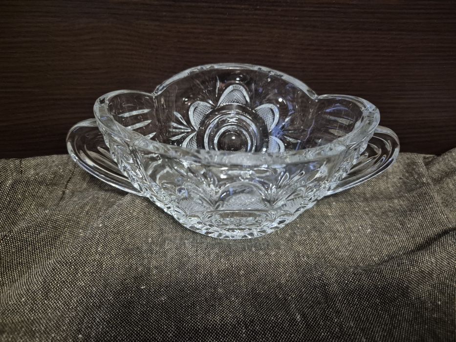 Хрусталь конфетница, сахарница, салатник, фруктовница, ладья, ваза рар