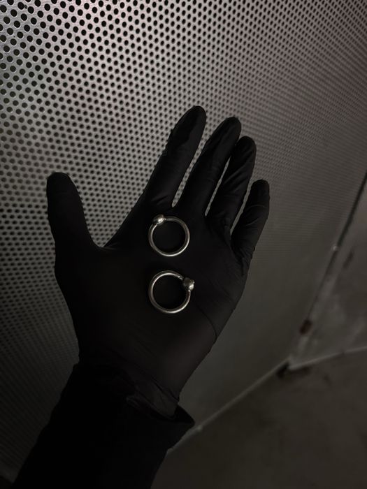 Boris Bidjan Saberi 925 Sterling Silver Double Ring