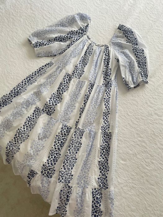 Vestido manga curta Zara