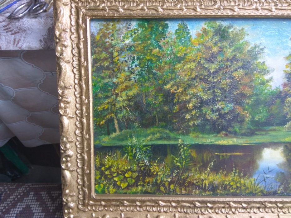 картина пейзаж масло на холсте