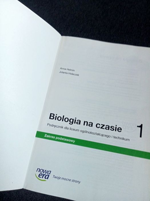 Biologia na czasie 1 liceum i technikum