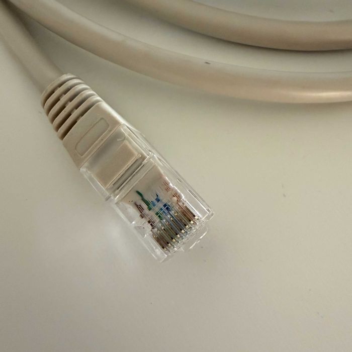 Cabo de Rede Ethernet RJ45 Branco