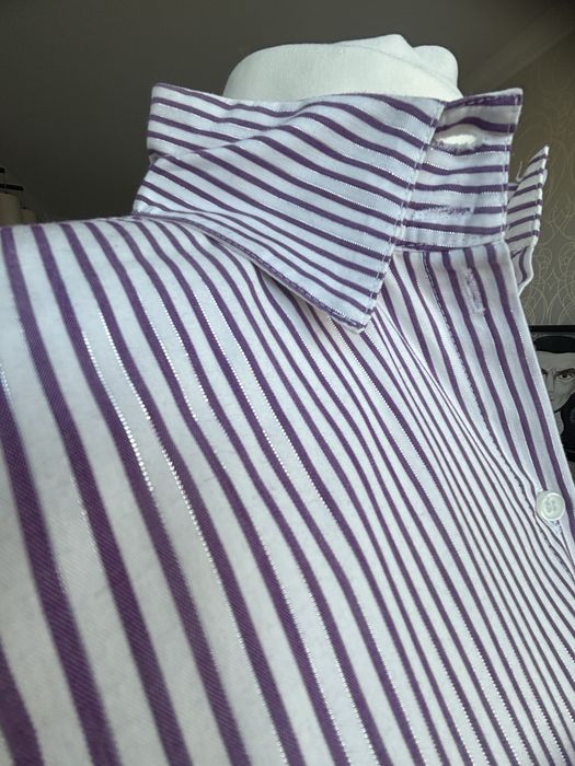 Project CLASSICO • koszula damska ze srebrną nitką S