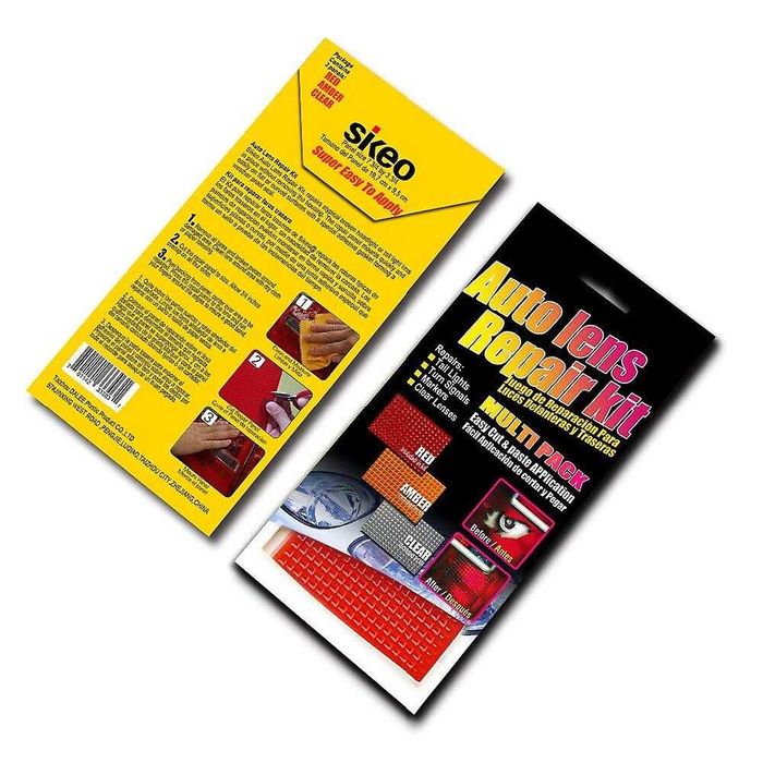 Lâminas auto-adesivas para reparação Rápida de faróis