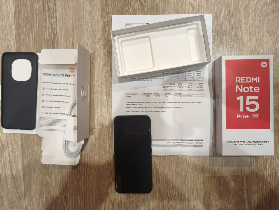 Kupiony 19.09.2026 Redmi note 15 pro +