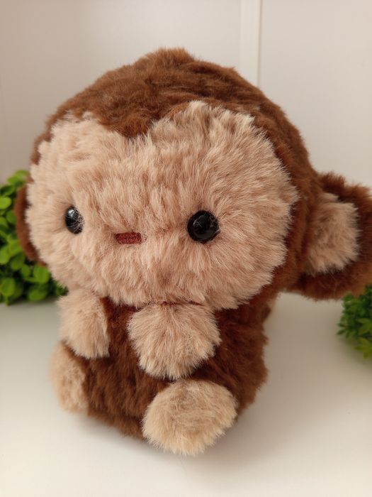 pluszak małpka amigurumi rękodzieło