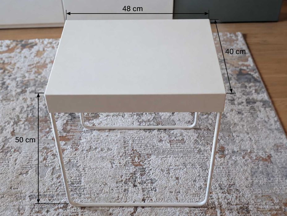 Conjunto IKEA 3 mesas metálicas encaixáveis (GRANBODA)