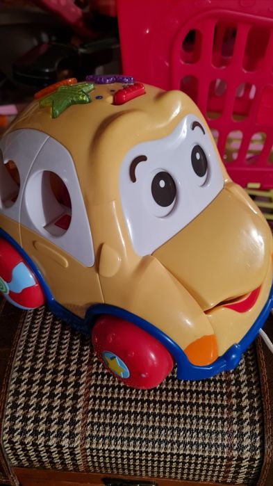 Autko z klockami edukacyjne