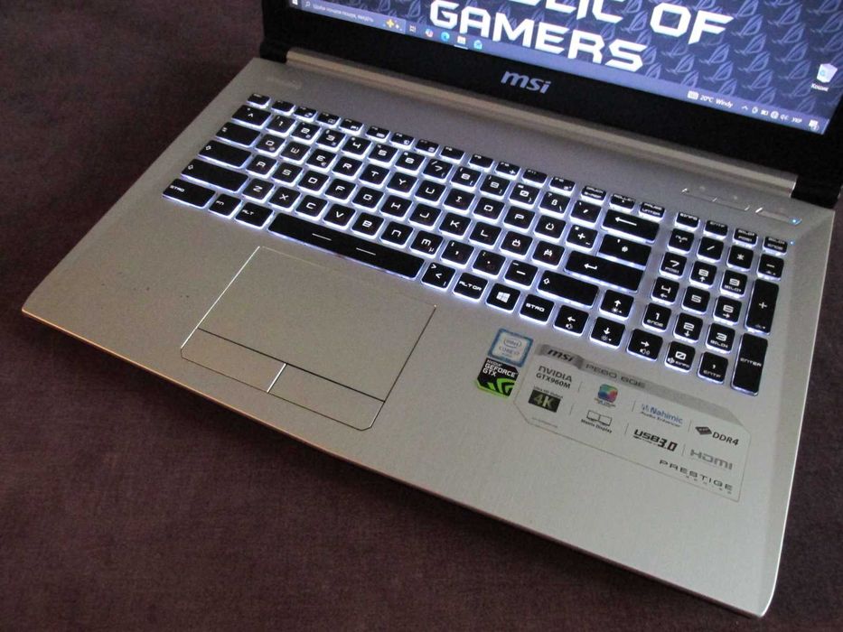 ІГРОВИЙ ТОП MSI Dominator/i7 8-ядр 3.7Ghz+Geforce GTX 4Gb+16Gb, Ноутбук