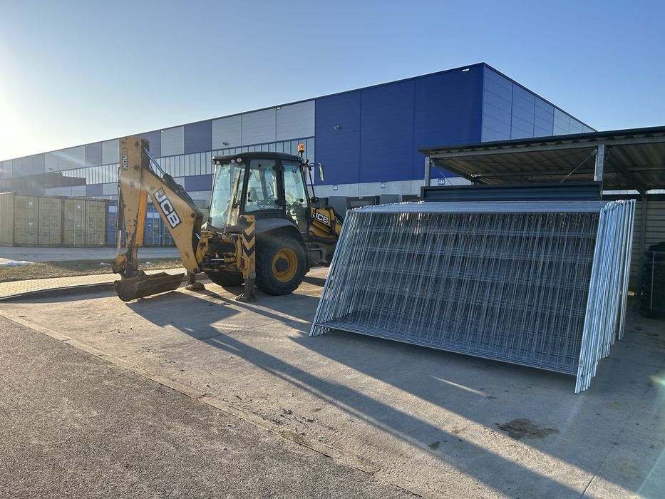 Ogrodzenie budowlane ażurowe – panel 3,45 m, płot tymczasowy
