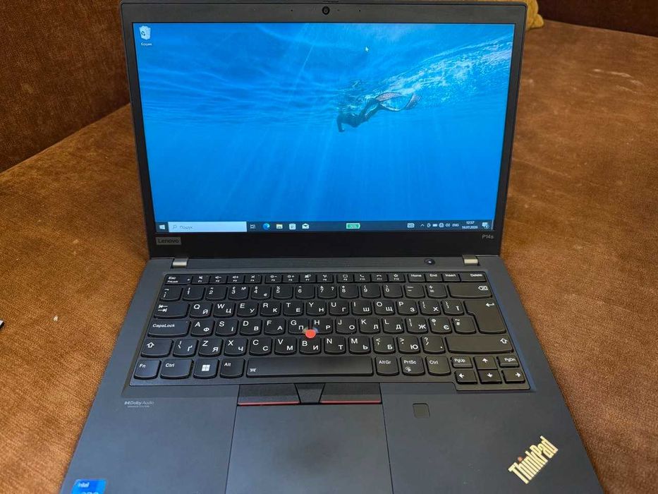 Lenovo ThinkPad P14s Gen 2 / I5-1165G7 / 8gb-DDR4 / SSD-512gb / n-vidia T500 318 циклів