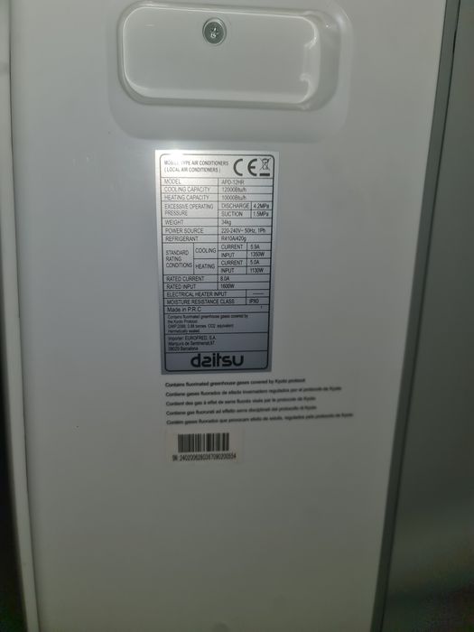 Ar condicionado portátil 3 em 1