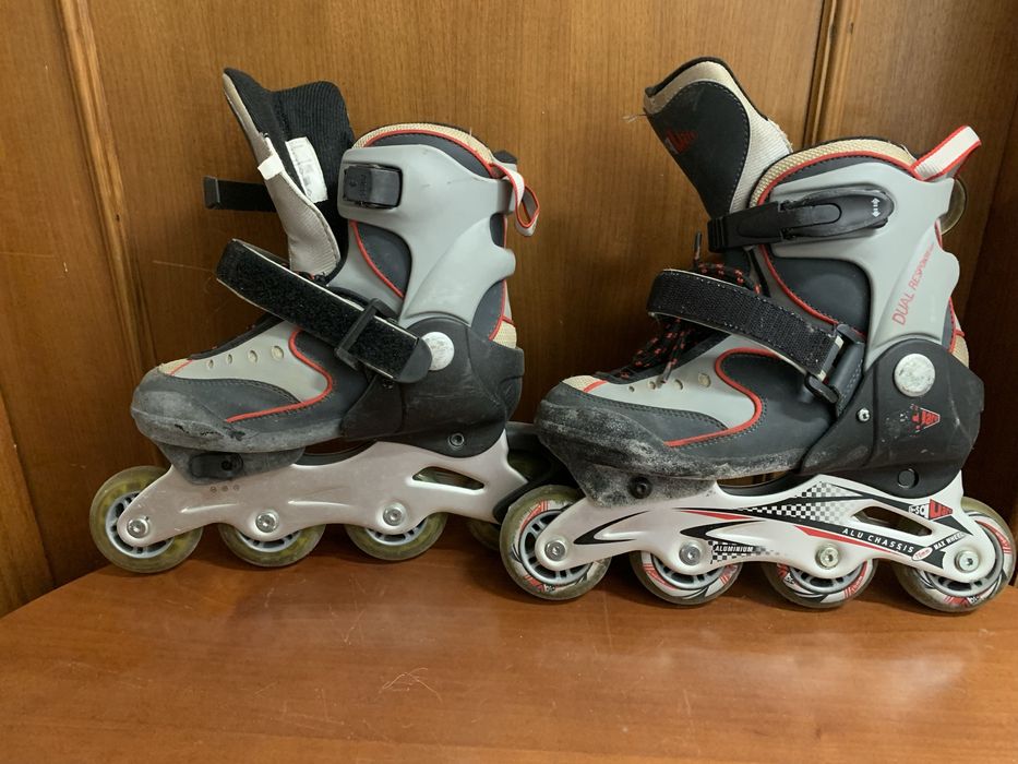 Parina em linha de rapaz ajustáveis 34-36