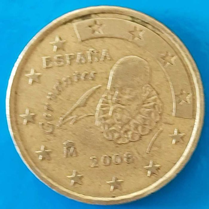 50 Cêntimos de 2008 de Espanha, Cervantes