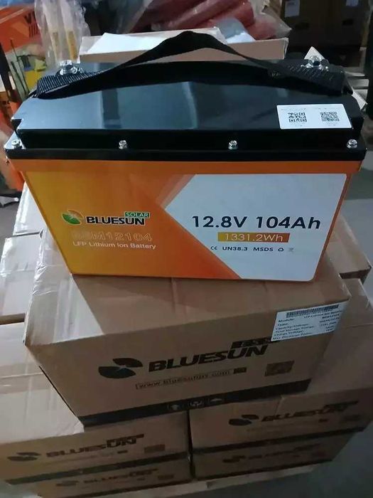 Акумулятор LiFePO4 АКБ 12.8 V В 104 А  батарея аккумуляторная 100Ah Ач