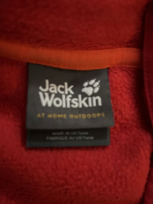Kurtka jack wolfskin z polarem  rozmiar s 152