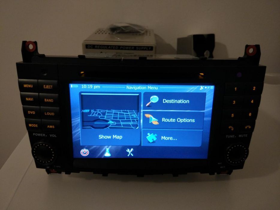 Rádios novos w203 w463 W209 c/clk/amg/clc gps dvd Bluetooth