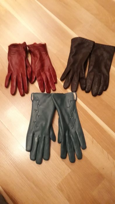 Asortyment rekawiczki skorzane 20-40zl/para rozmiar 6.5