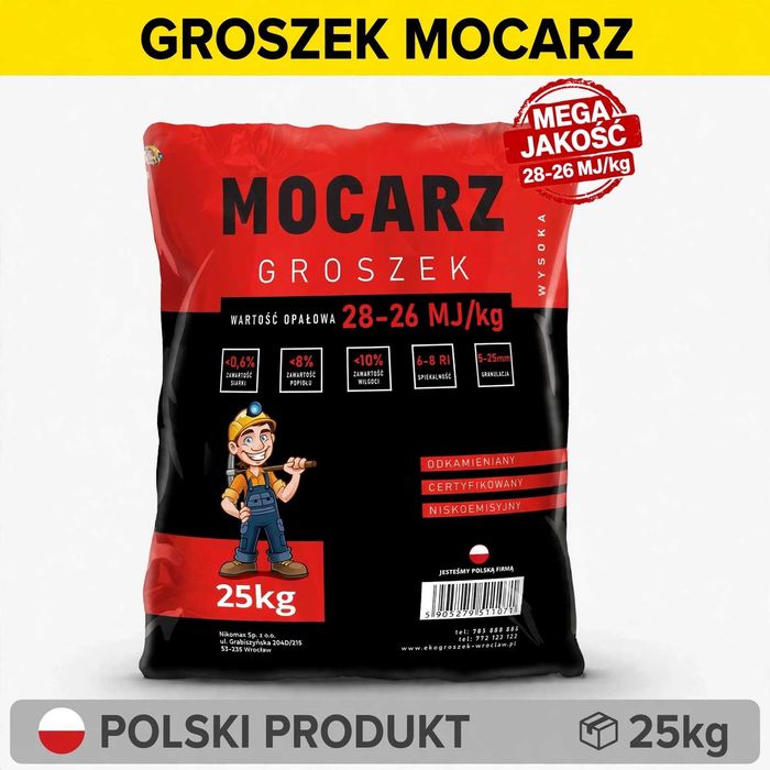 *GROSZEK MOCARZ 28-26 MJ/kg – mega jakość, dostawa pod dom