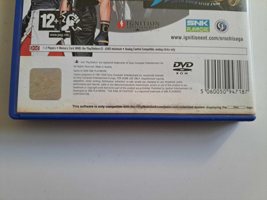 King of Fighters the Orochi Saga PS2 PlayStation 2