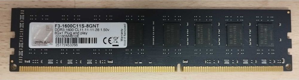 Memórias para pc.
