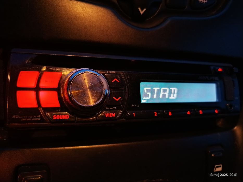 RadioCD iPod AUX USB ALPINE CDE-120 4x50W MP3 Bass Subw Bluetooth 2RCA