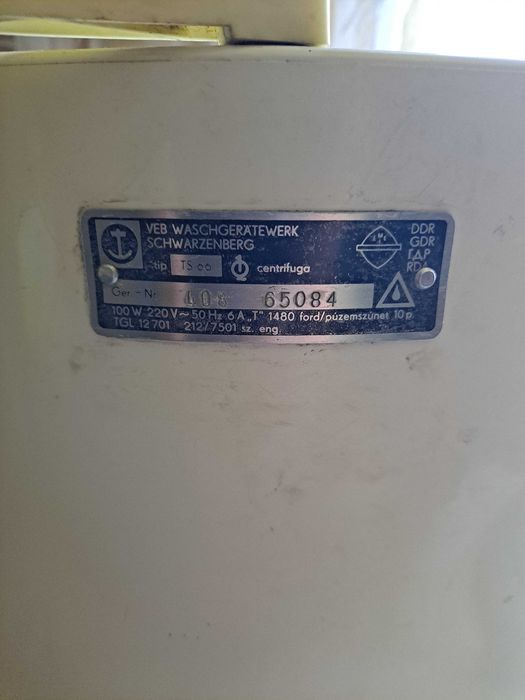 Wirówka do prania DDR TS66
