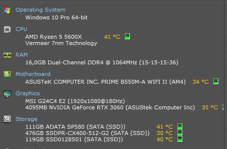 KOMPUTER GAMINGOWY Ryzen 5 5600 + RTX 3060 12GB + MSI 180Hz