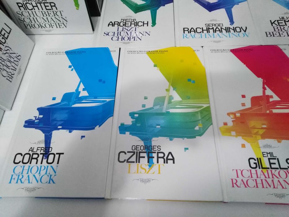 21 Cds duplos com Livro colecção - O Grande Piano Completa.