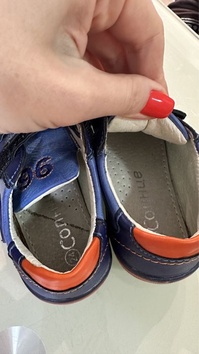 Туфли кожаные, кроссовки, ботиночки, размер 24