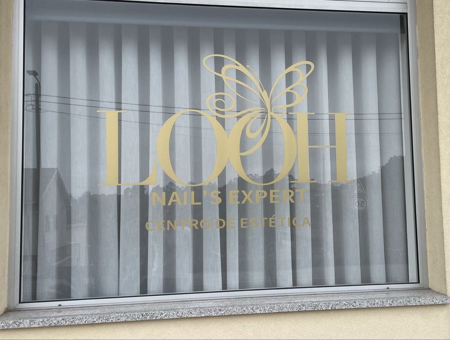 Cortinas de onda num salao de estetica