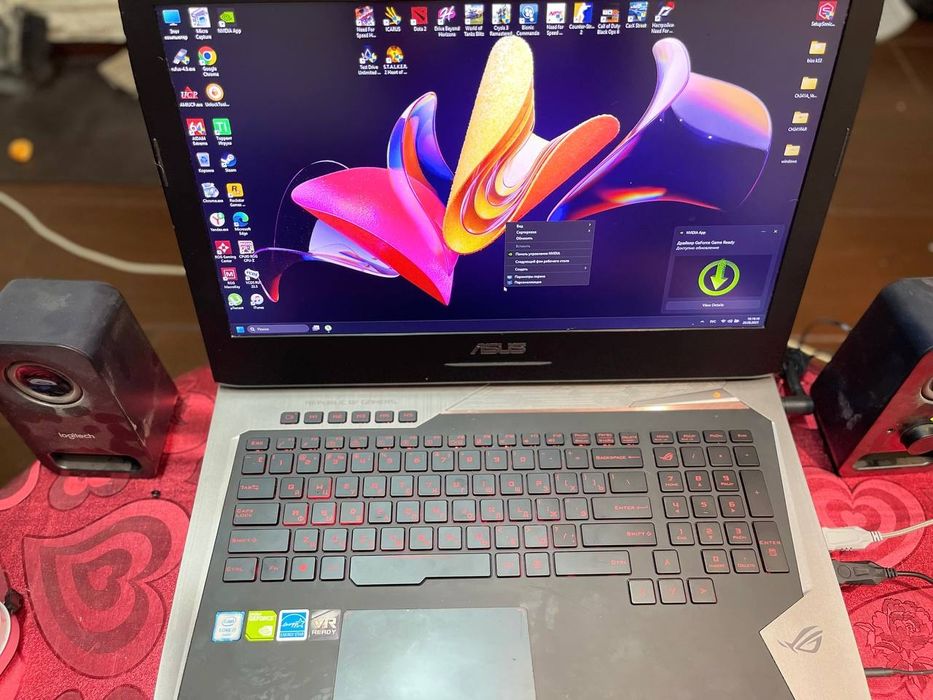 Asus rog g752 video 8Gb/ Ram32