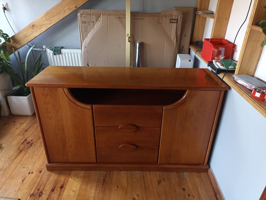 Komoda kredens lite drewno buk