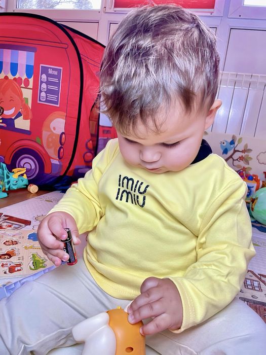 Теплий дитячий лонгслів