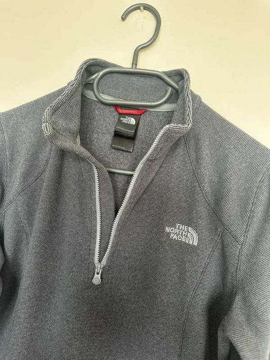 The North Face Polartec Polar Damski Haft Zip 1/4 Haft Logo Vintage rok 2014