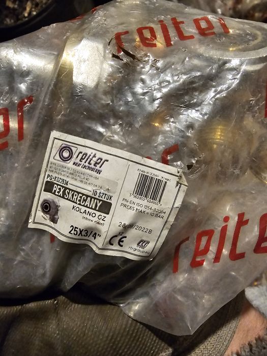 Złączki PEX skręcane 16-32 kolano trójnik mufa redukcja