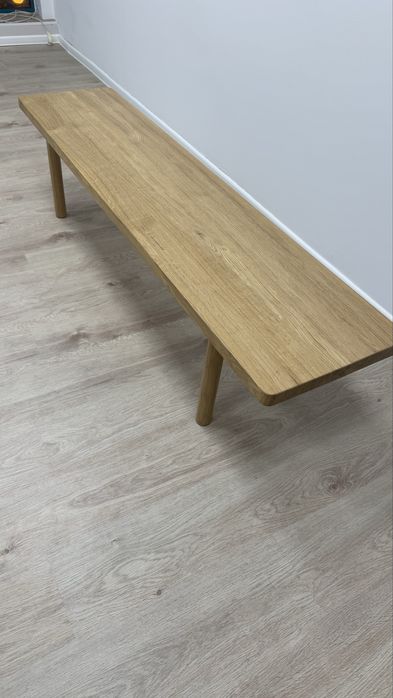 Dębowa ławka japandi drewniana boho loft