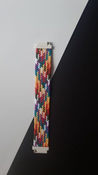 Pasek plecionego materiału 20 mm do zegarka Samsung, Huawei, Amazfit,