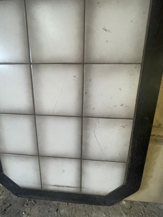 Столик столешница стол шпон и кафель