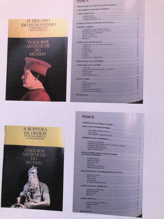 Completa História da Arte - Tesouros artísticos do mundo - 12 volumes