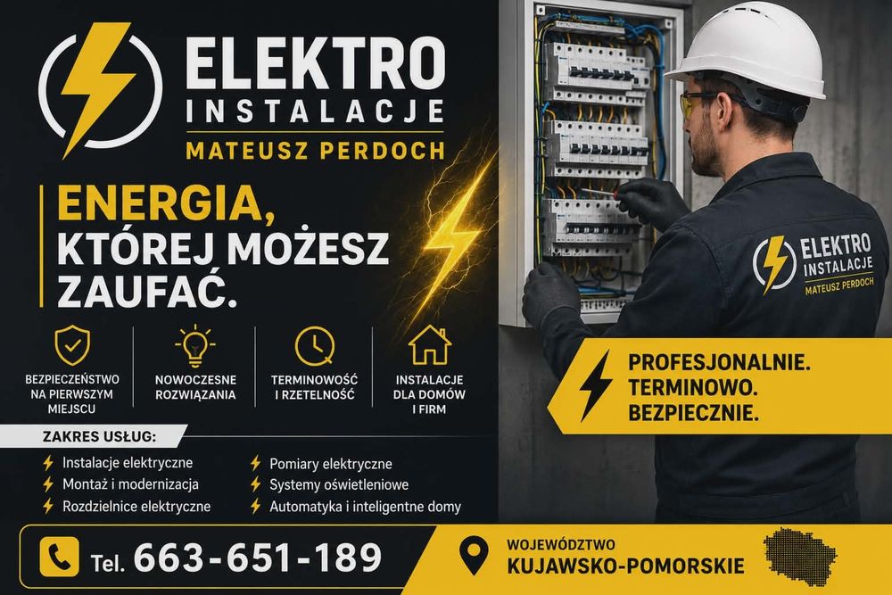 instalacje elektryczne modernizacje elektryk pomiary alarmy monitoring