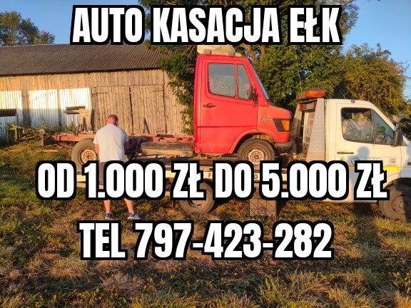 Skup aut auto kasacja  od 1 tys zł ełk Grajewo okolice