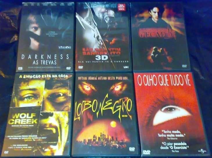 FILMES de Terror DVDs originais