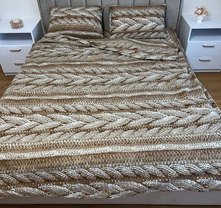 Тепла байкова постільна білизна