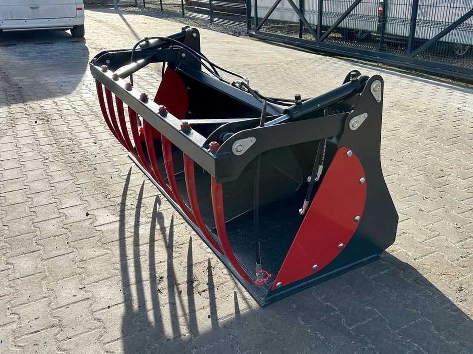 Krokodyl Łyżko-krokodyl do ładowacza czołowego tura ładowarki 1,2m 1,4m 1,6m 1,8m 2,0m 220cm 240cm Euroramka SMS Maileux Faucheux JCB Manitou