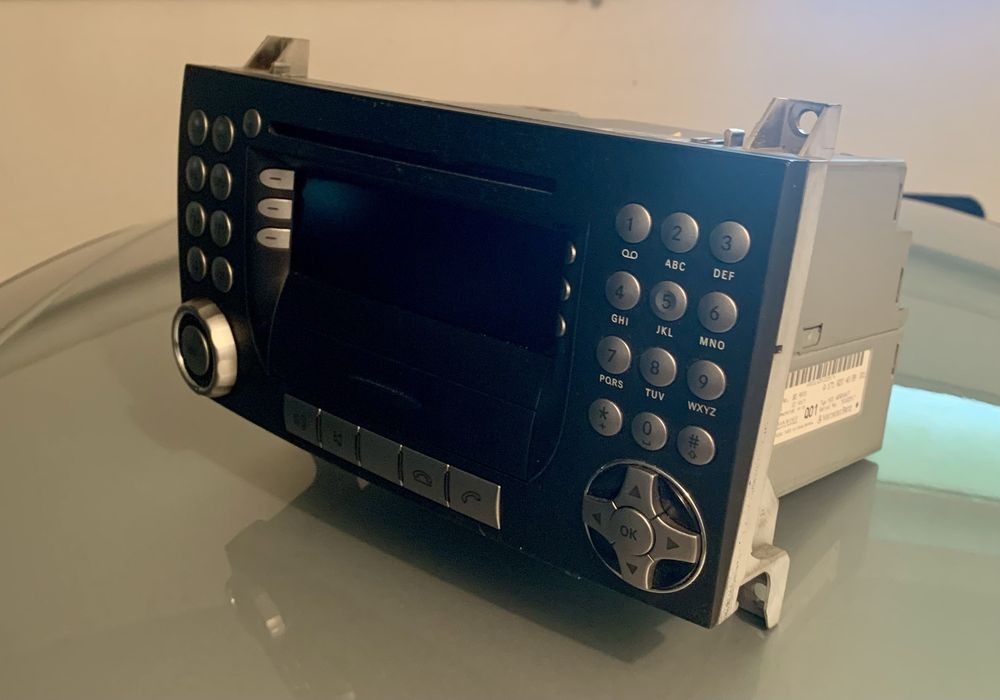 Auto rádio  A1718204089 Mercedes R171 SLK Navigation Audio 50 com gaveta para 6 cds A1715453340
