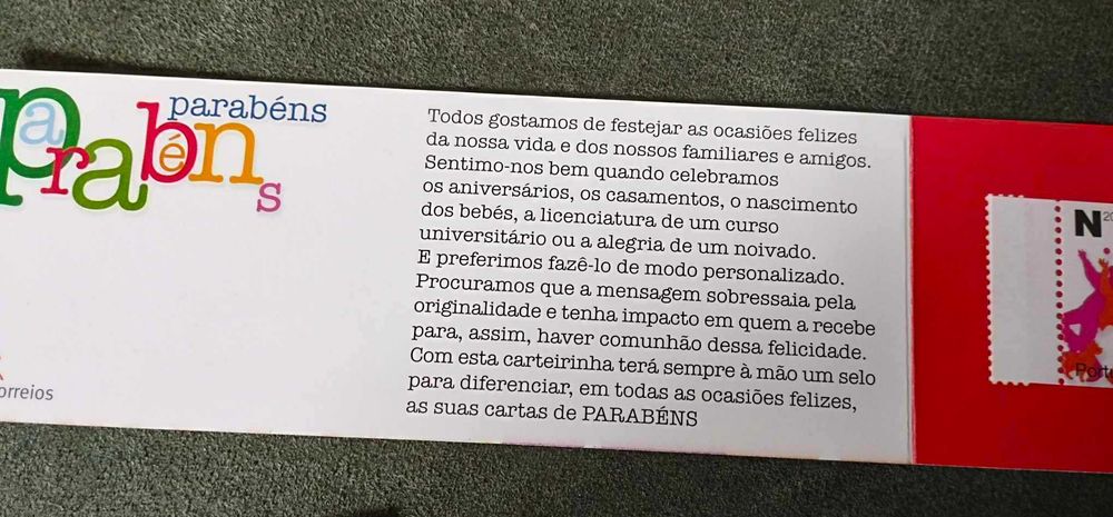 Carteira Nº133 Todas as ocasiões - Parabéns 2006