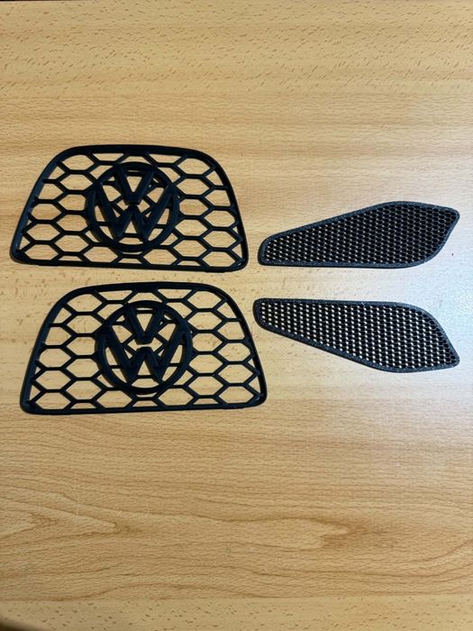 Vw Scirocco Grelhas Cabeceiras + Consola Mudanças