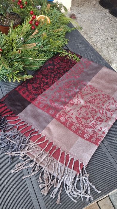 Chusta szal wełna wiskoza